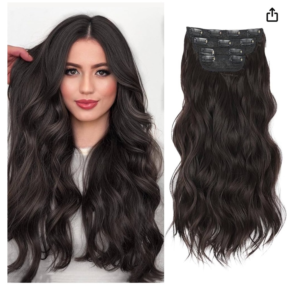 Dark Brown 20 inch hair extensions